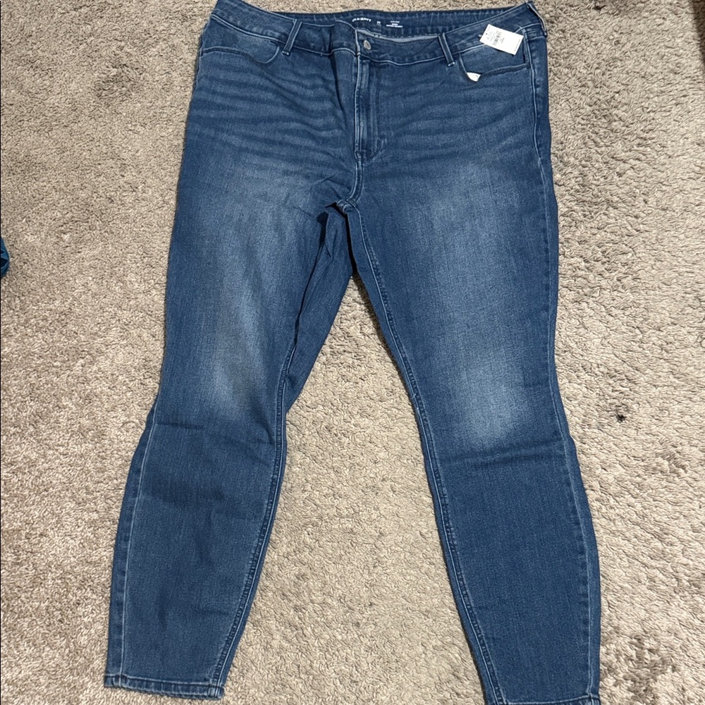Old Navy Women's High Rise Wow Super Skinny Jeans 22 Long